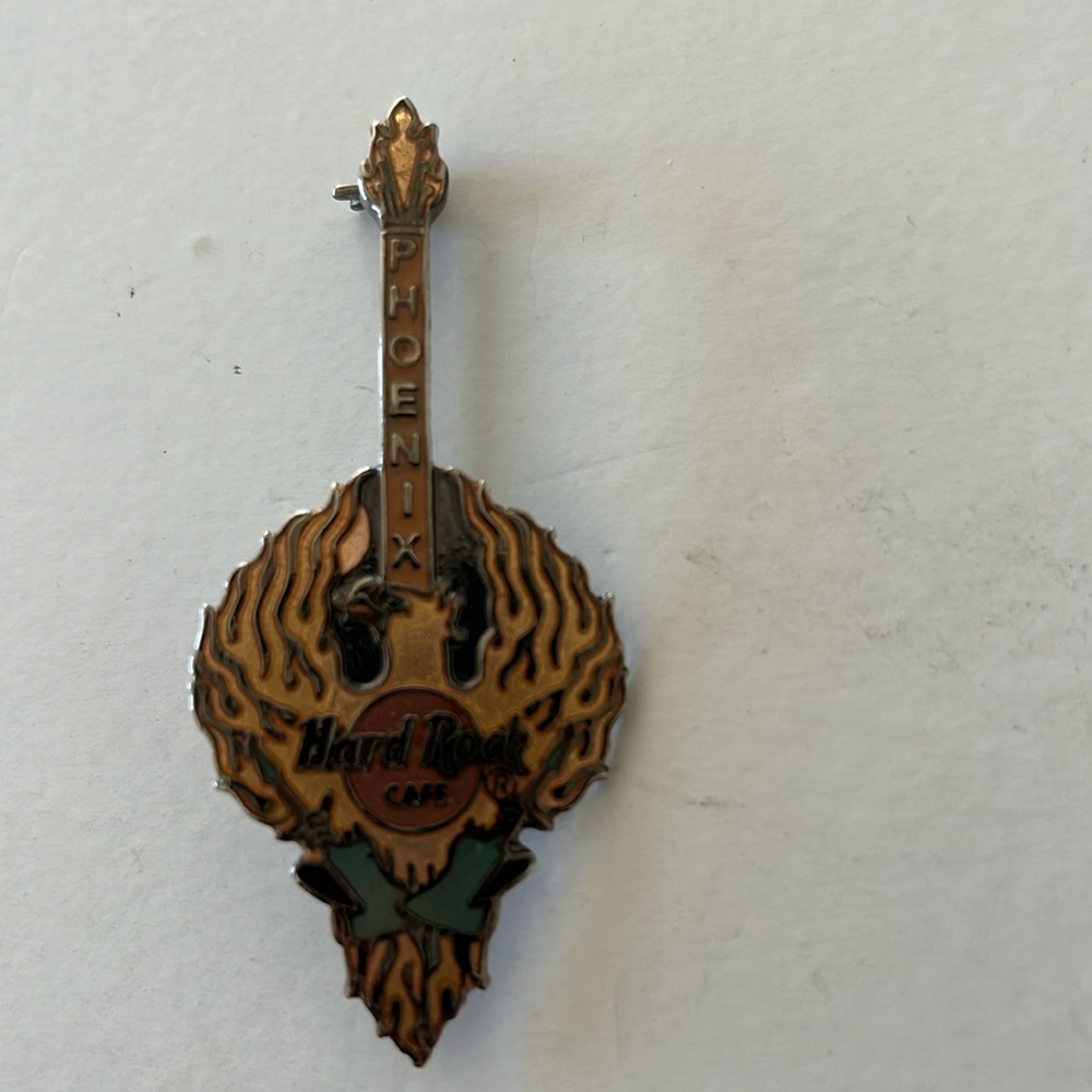 Hard rock guitar pin